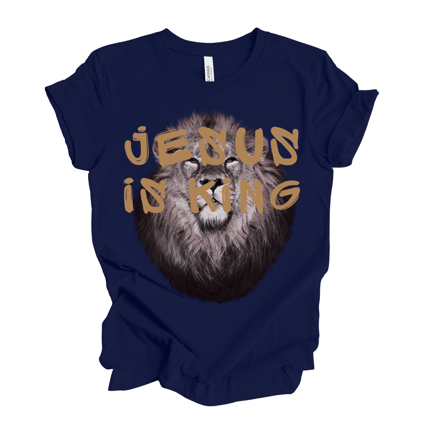 Jesus is King Lion T-Shirt