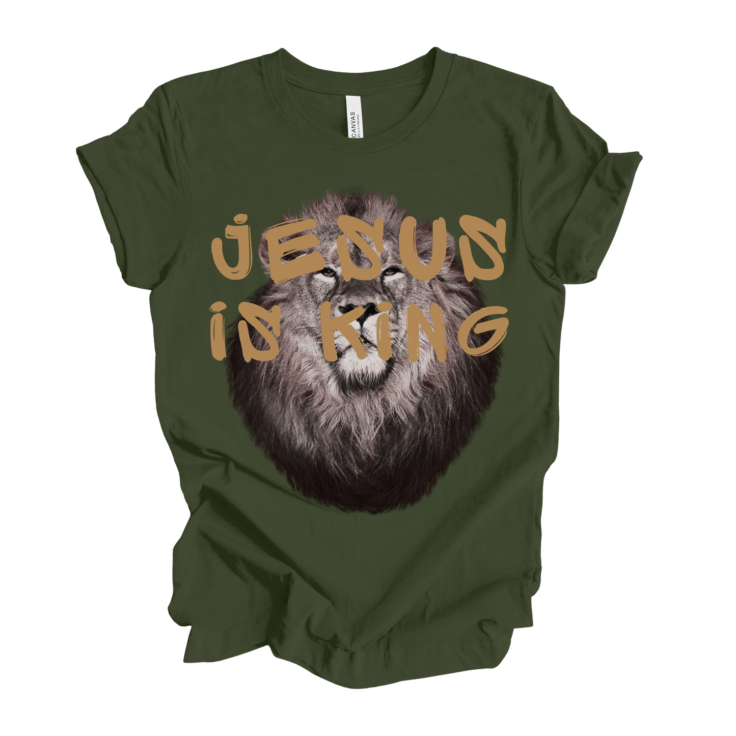 Jesus is King Lion T-Shirt