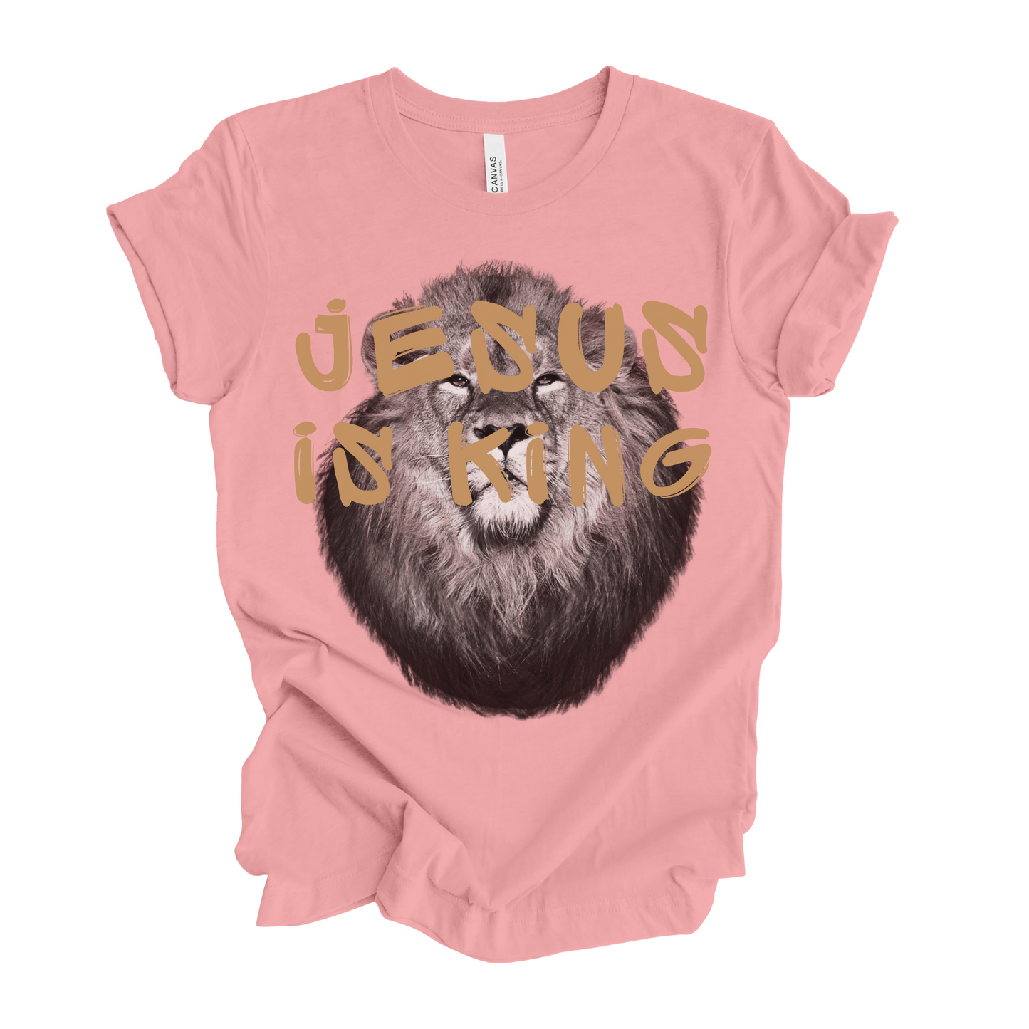 Jesus is King Lion T-Shirt