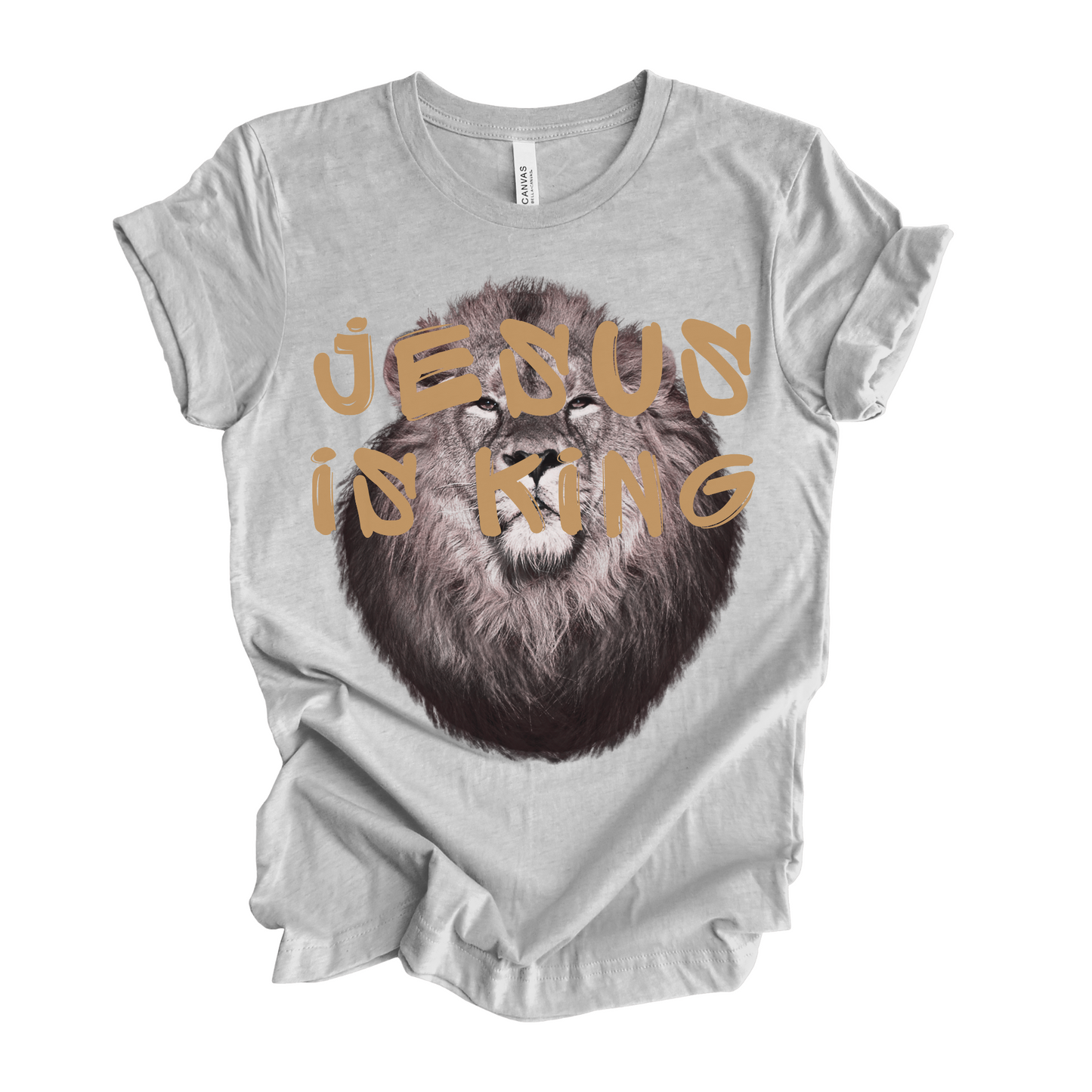 Jesus is King Lion T-Shirt