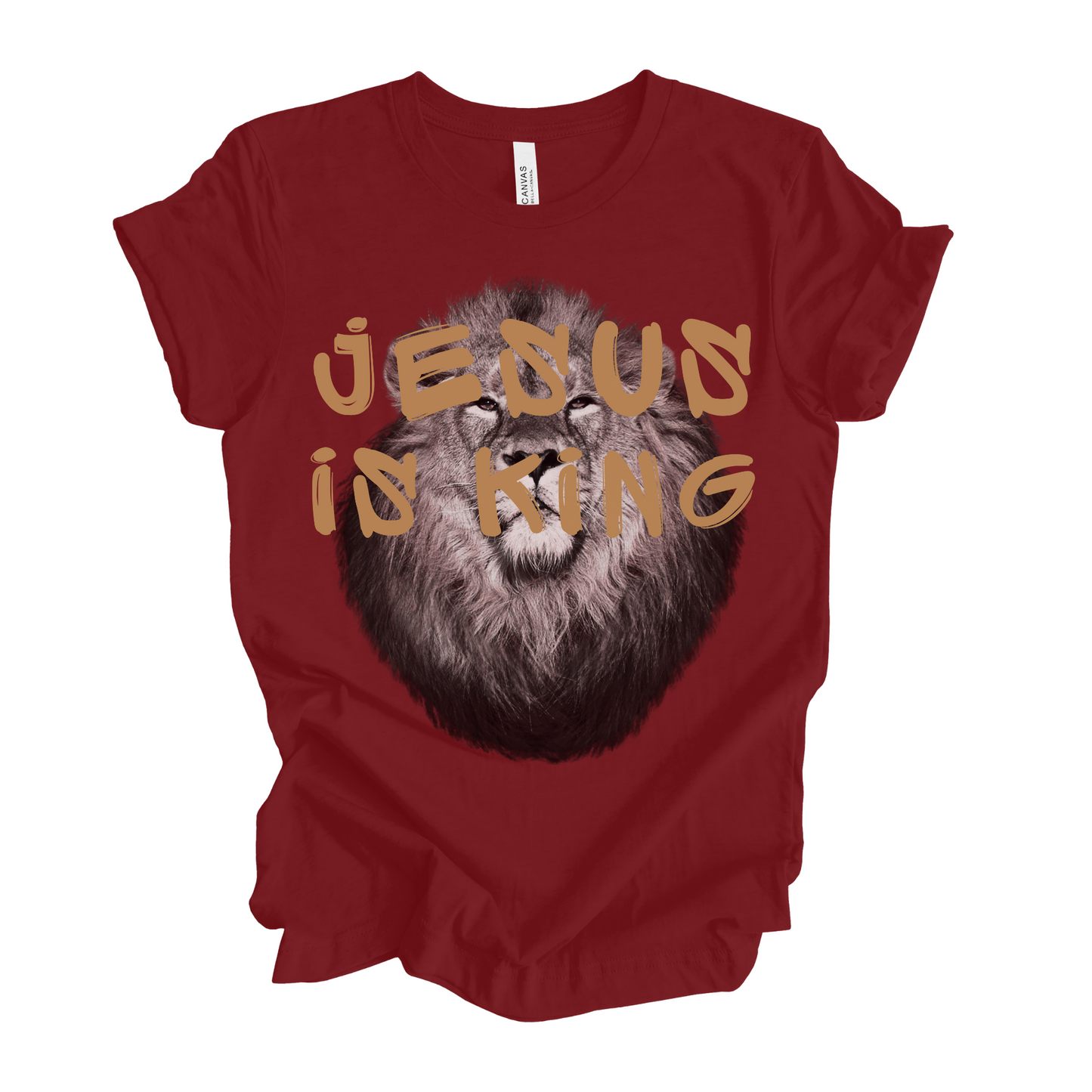 Jesus is King Lion T-Shirt