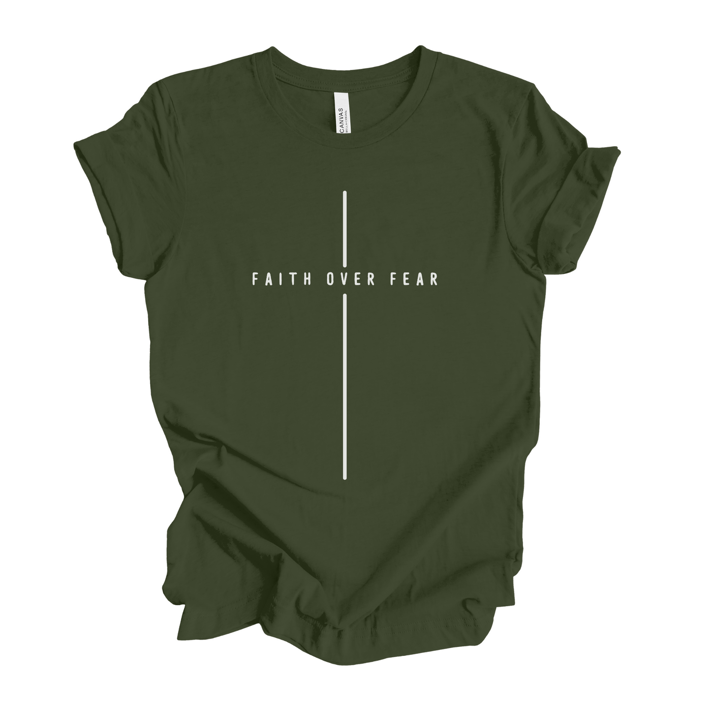 Faith over Fear Cross T-Shirt