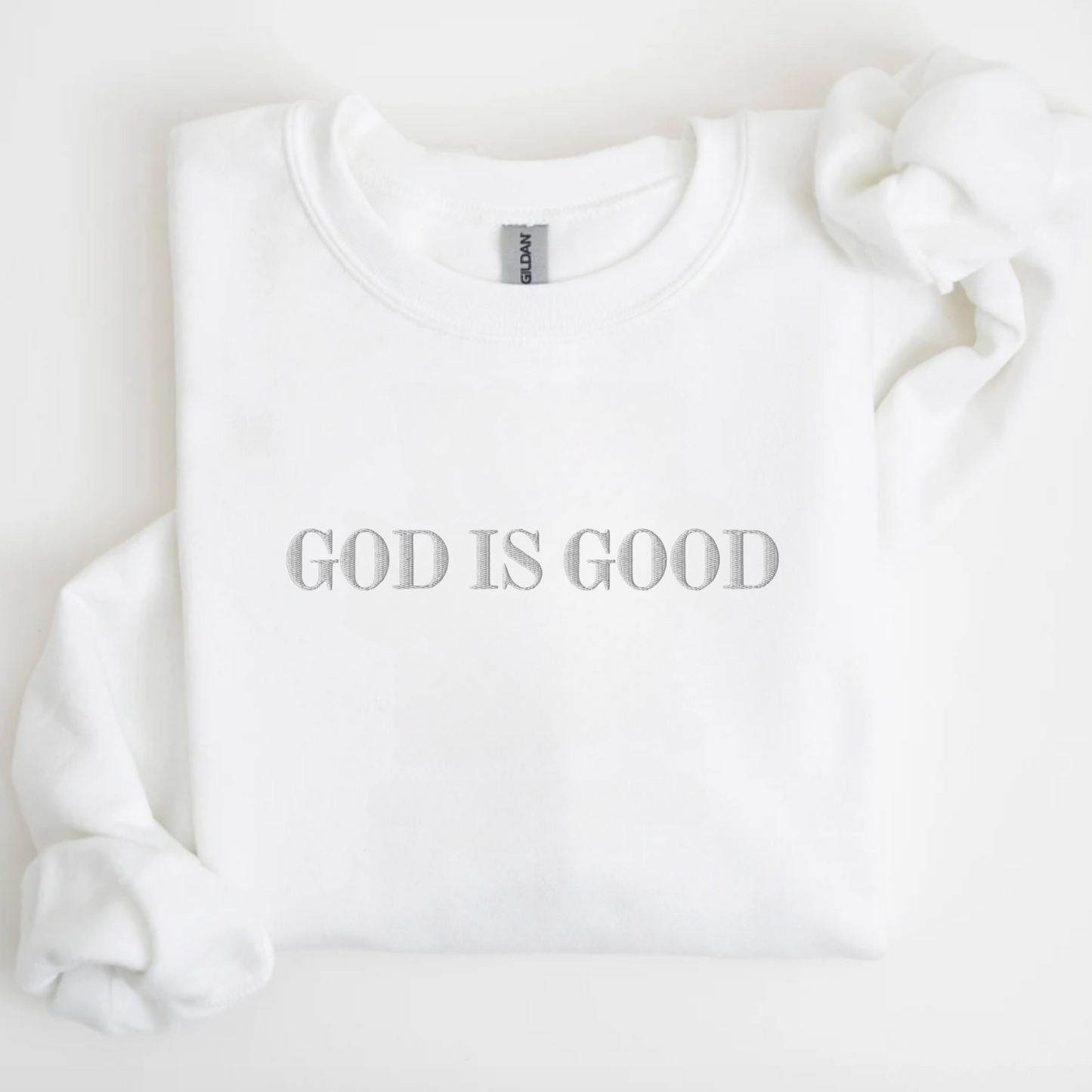 God is Good Embroidered Sweatshirt