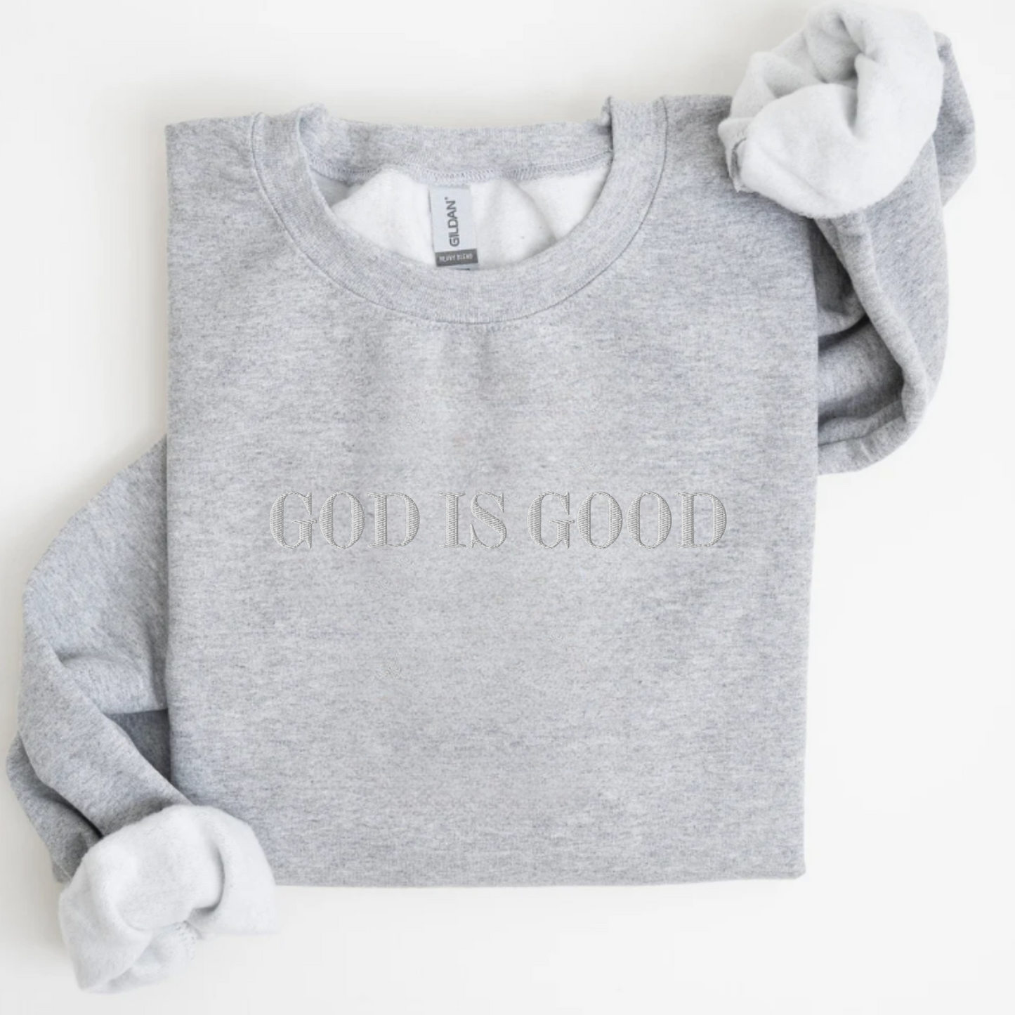 God is Good Embroidered Sweatshirt