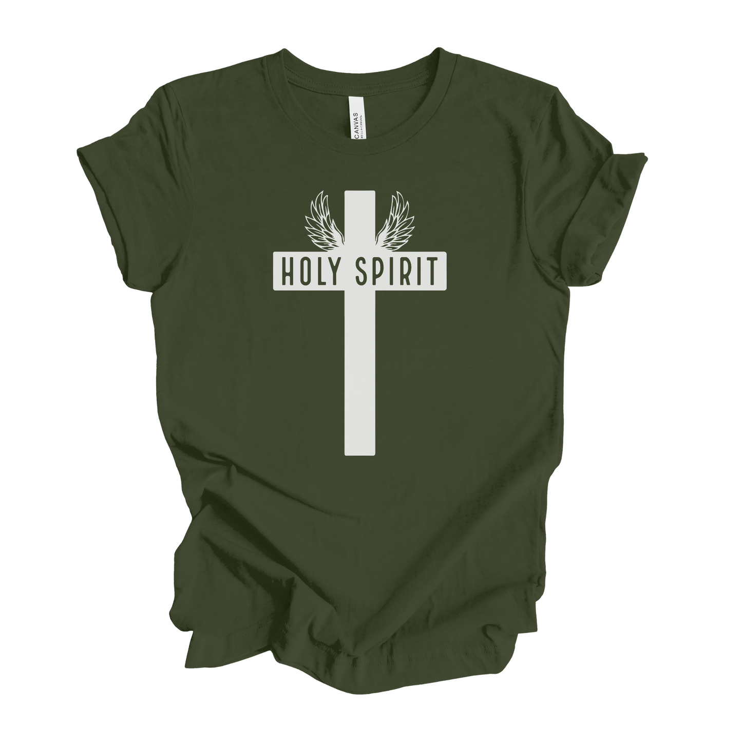 Holy Spirit Cross Dove Wings T-Shirt
