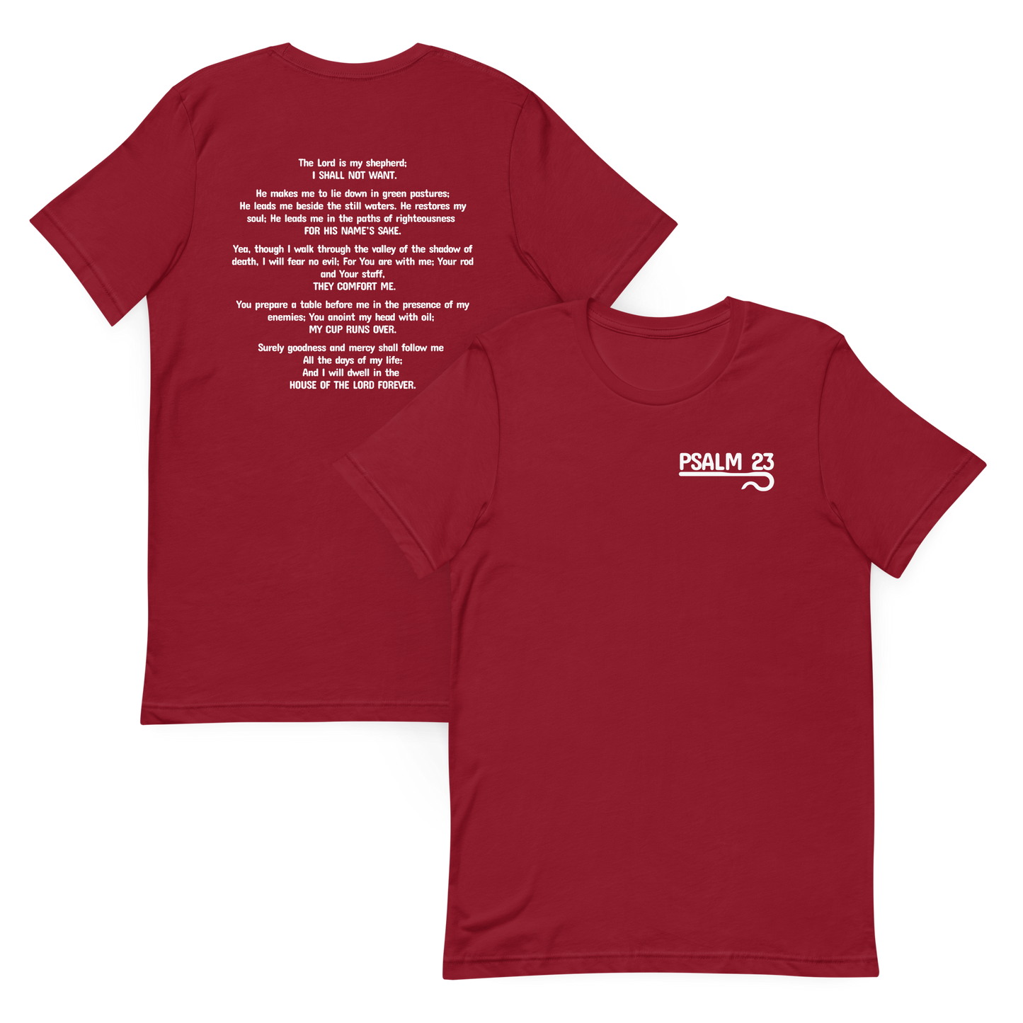 Psalm 23 The Lord is my Shepherd T-Shirt