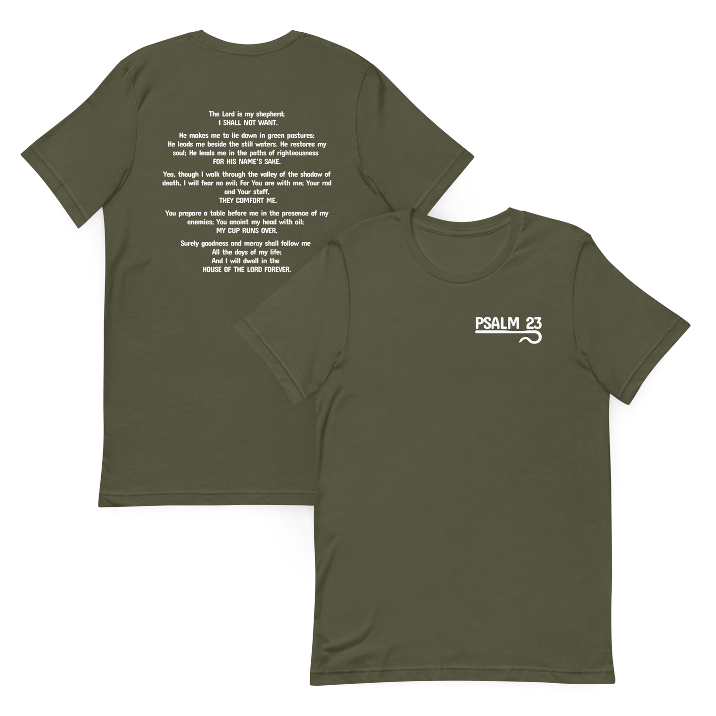 Psalm 23 The Lord is my Shepherd T-Shirt