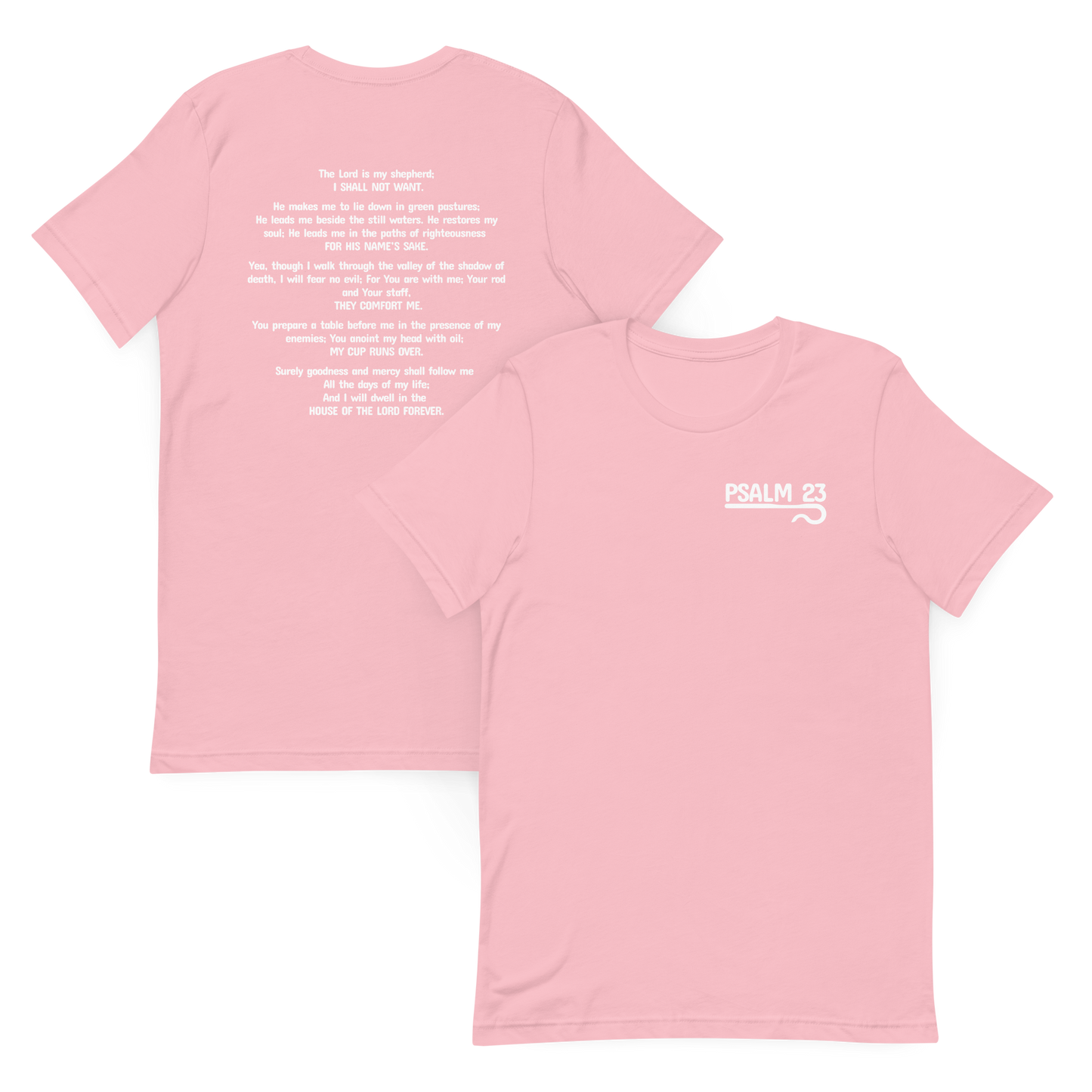 Psalm 23 The Lord is my Shepherd T-Shirt