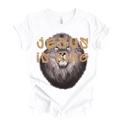 Jesus is King Lion T-Shirt