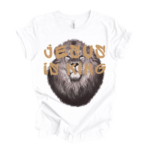 Jesus is King Lion T-Shirt