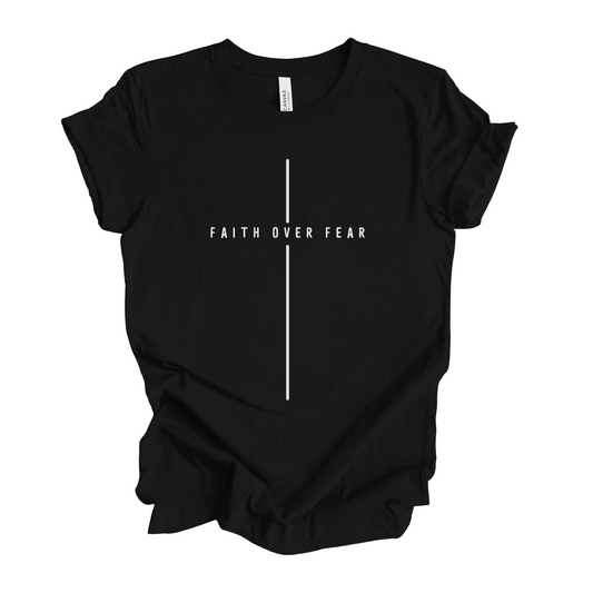Faith over Fear Cross T-Shirt