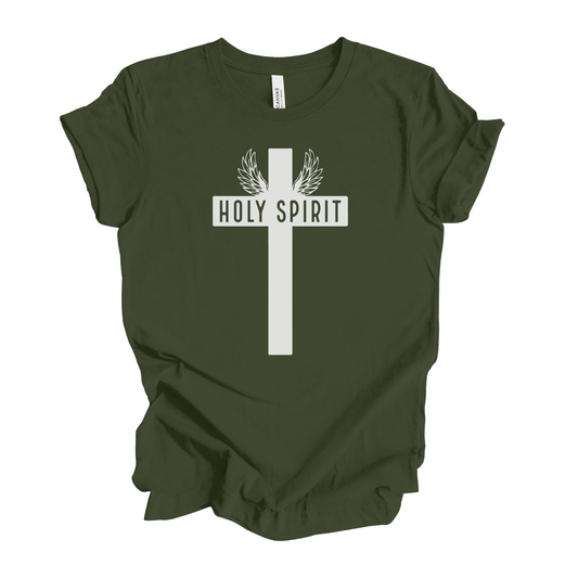 Holy Spirit Cross Dove Wings T-Shirt